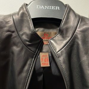 Danier Leather XS black leather jacket.